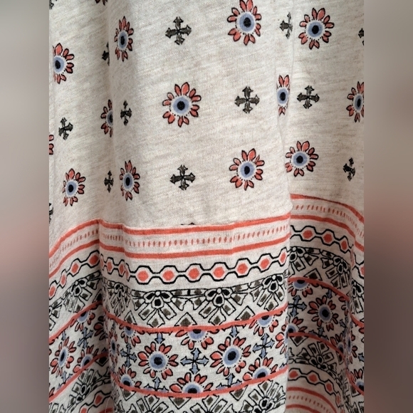 J. Jill Floral Sleeveless Beaded V-Neck Tunic  Size M - Picture 7 of 10